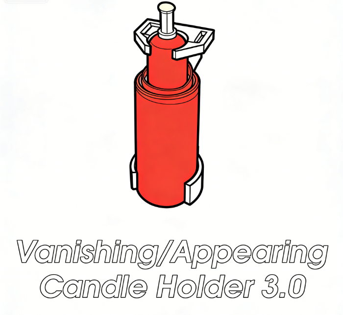 Your Candle Supplies - حامل شموع الساحر المتلاشي والظهور 3.0